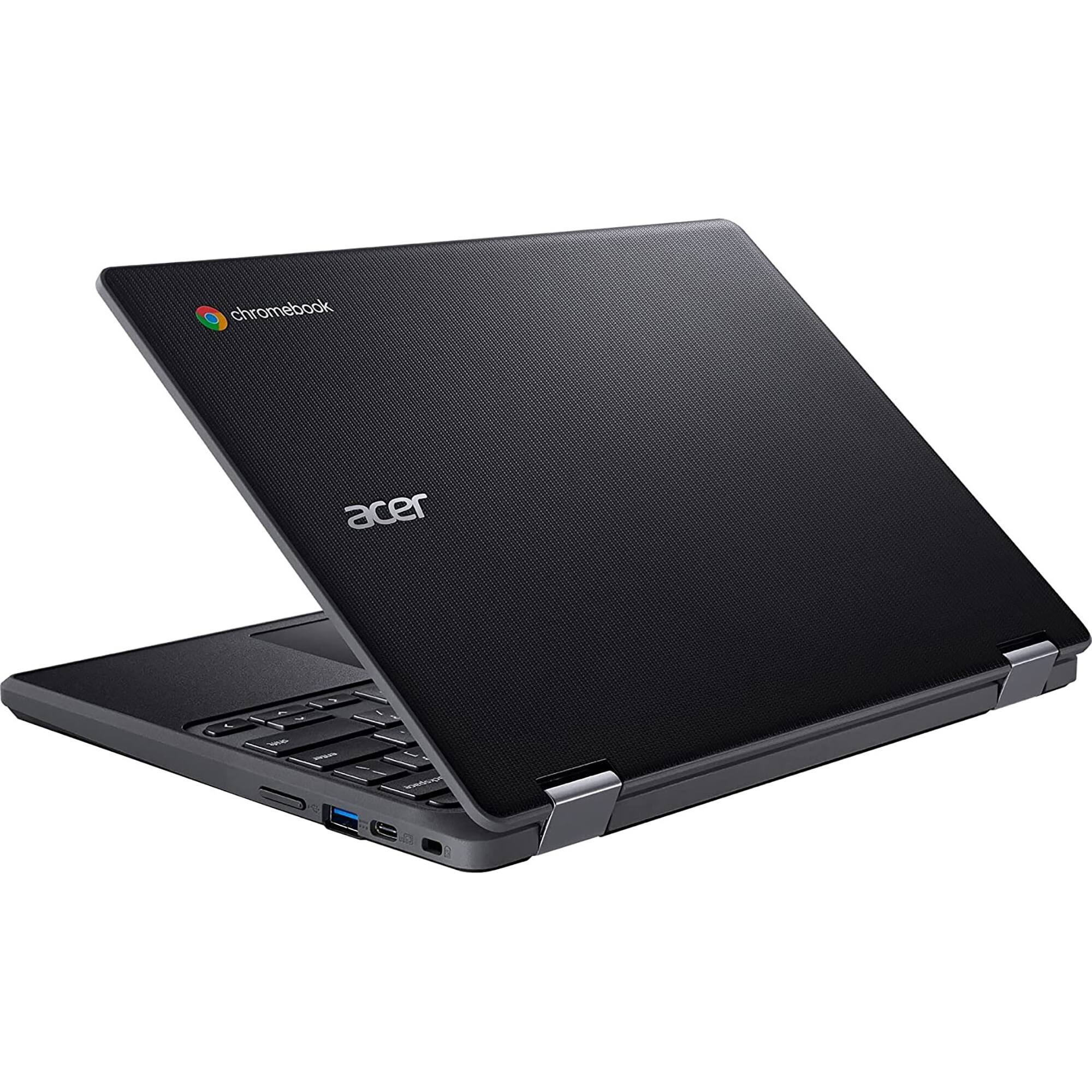 Alt View 4. Acer - Acer Spin 11.6" Refurbished Touch-screen Chromebook - Intel Celeron N4500 with 4GB Memory and 32GB Flash Storage.