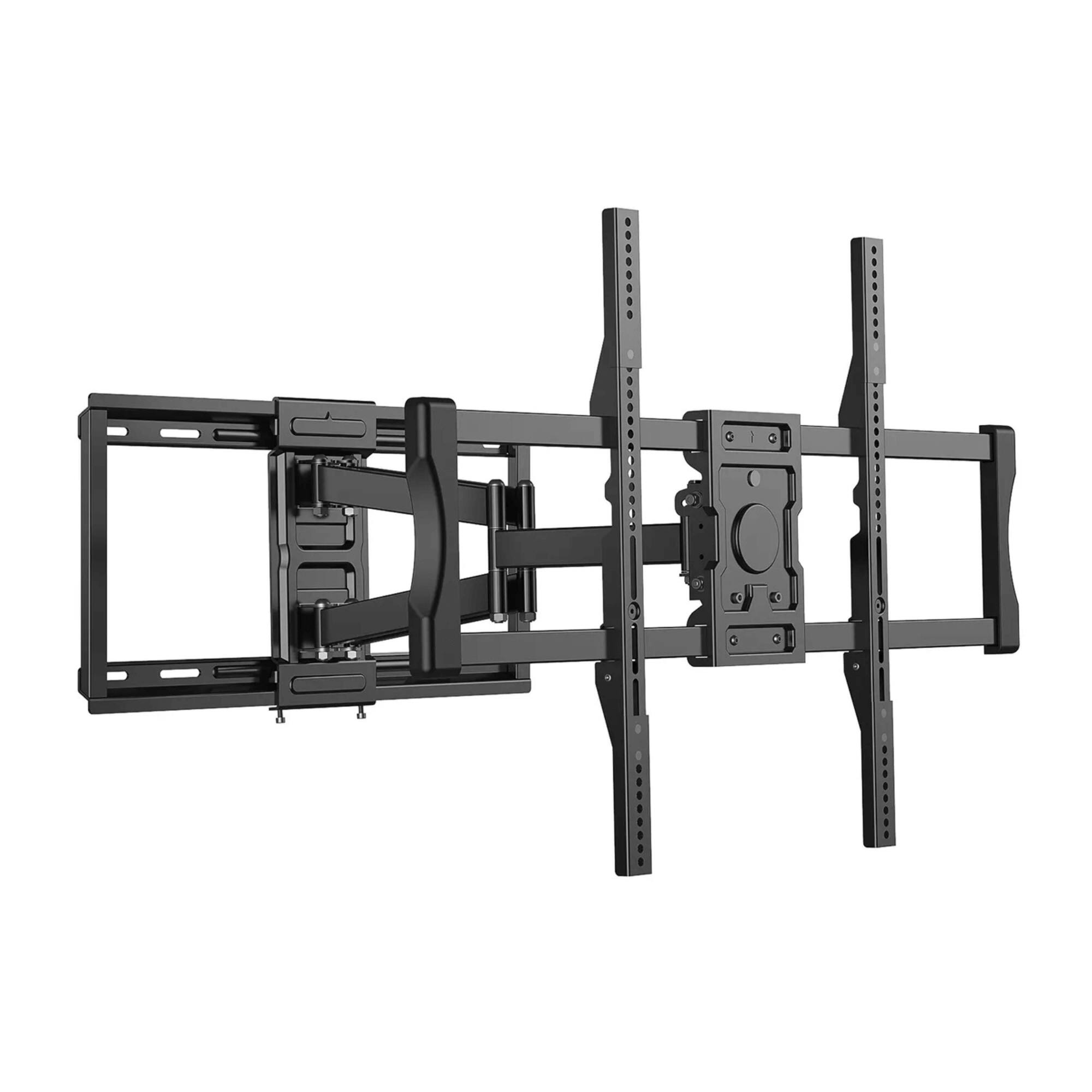 ErgoAV - Motion Mount with Dual Arms for TVs 49" to 90" - Black