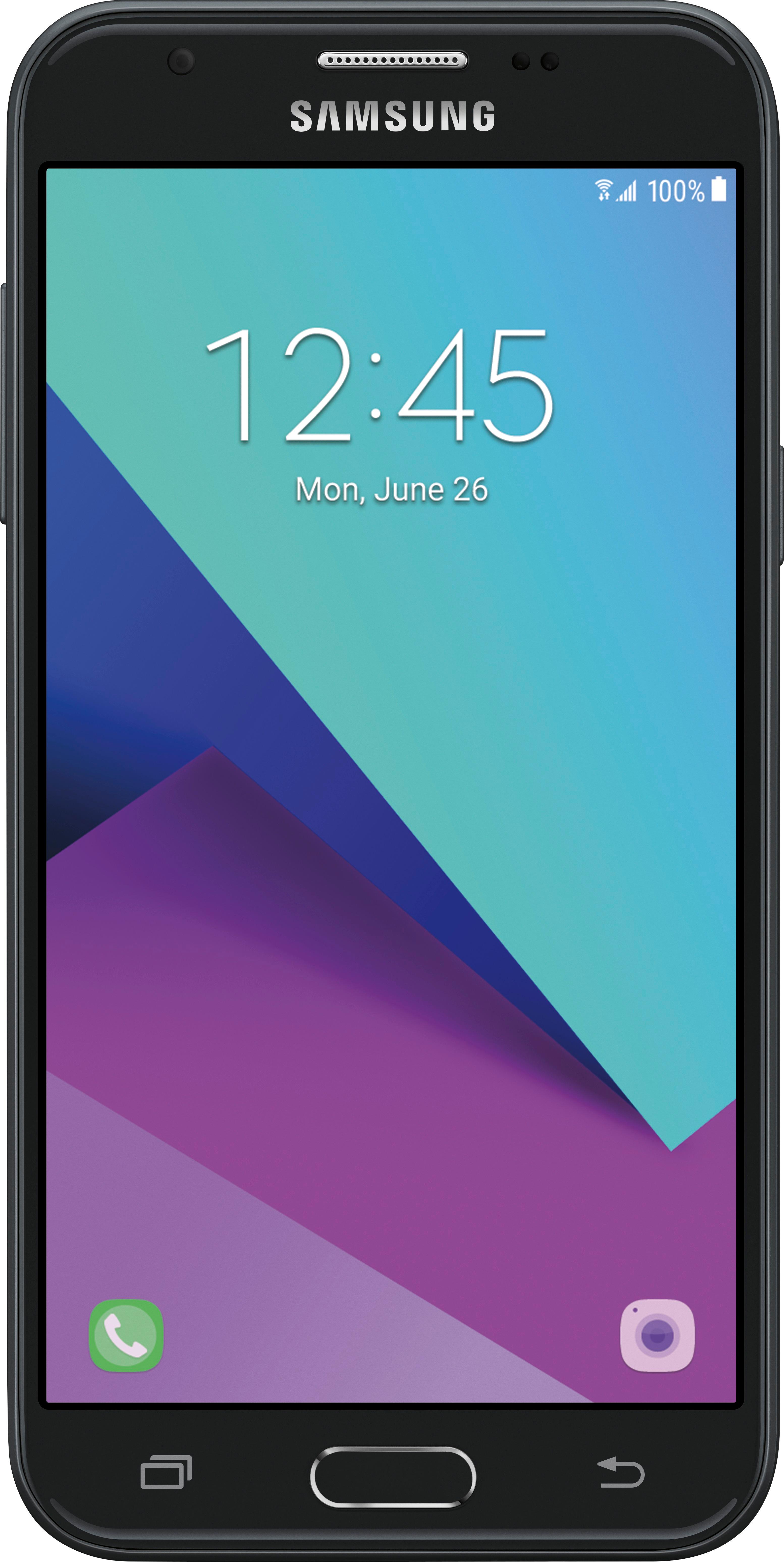 Best Buy Samsung Galaxy J3 4g Lte With 16gb Memory Cell Phone Unlocked Black Sm J327uzkaxaa