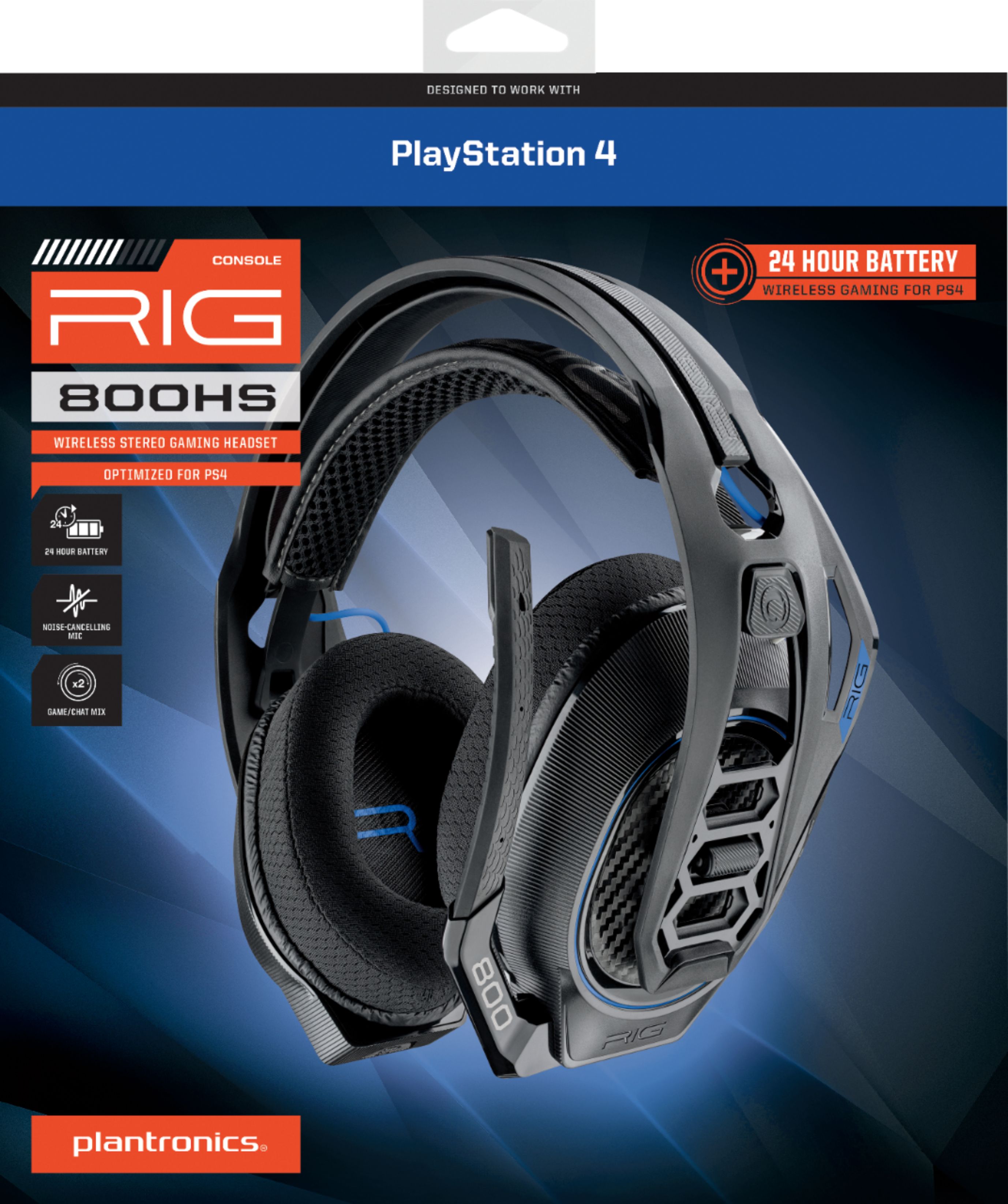 Væsen Skulle broderi Best Buy: RIG 800HS Wireless Stereo Headset for PlayStation 4 Black  210058-01