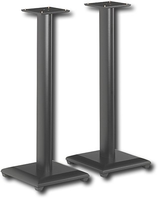 Angle View: Sanus - 30" Speaker Stands (Pair) - Black