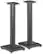 Front. Sanus - 30" Speaker Stands (Pair) - Black.