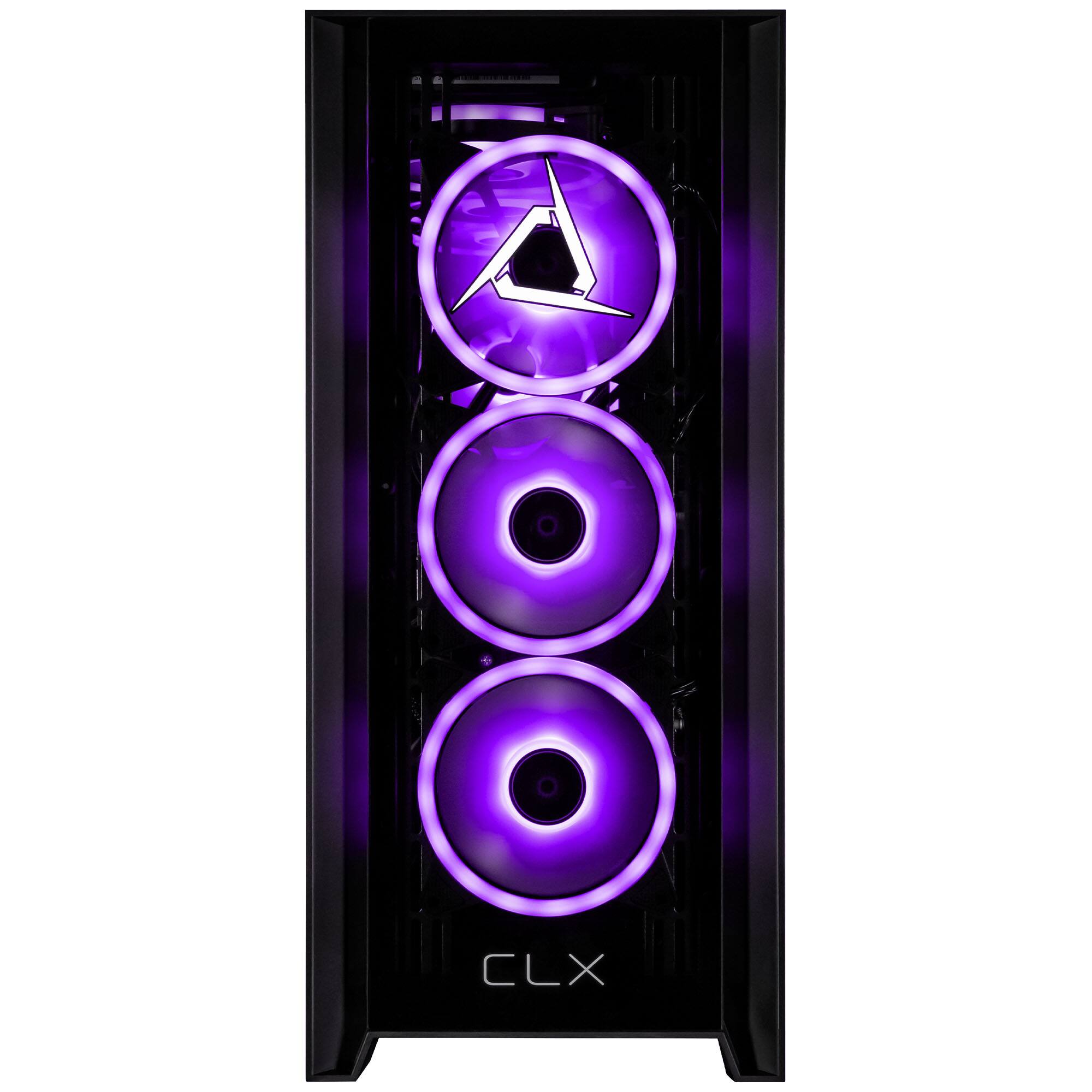 Angle. CLX - CLX SET Gaming Desktop - AMD Ryzen 7 7800X3D - 32GB DDR5 5600 Memory - Radeon RX 9070 XT - 2TB NVMe M.2 SSD - Black.