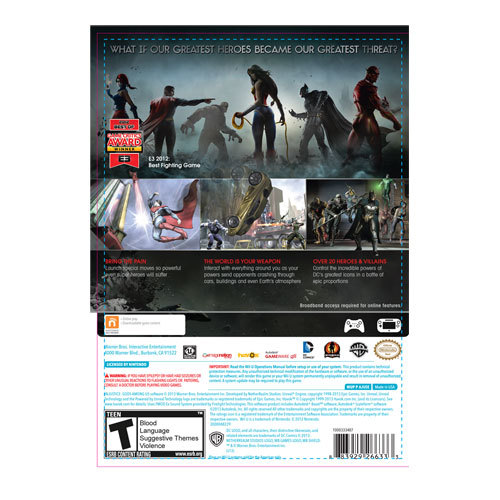 Customer Reviews: Injustice: Gods Among Us Nintendo Wii U 1000333487 ...