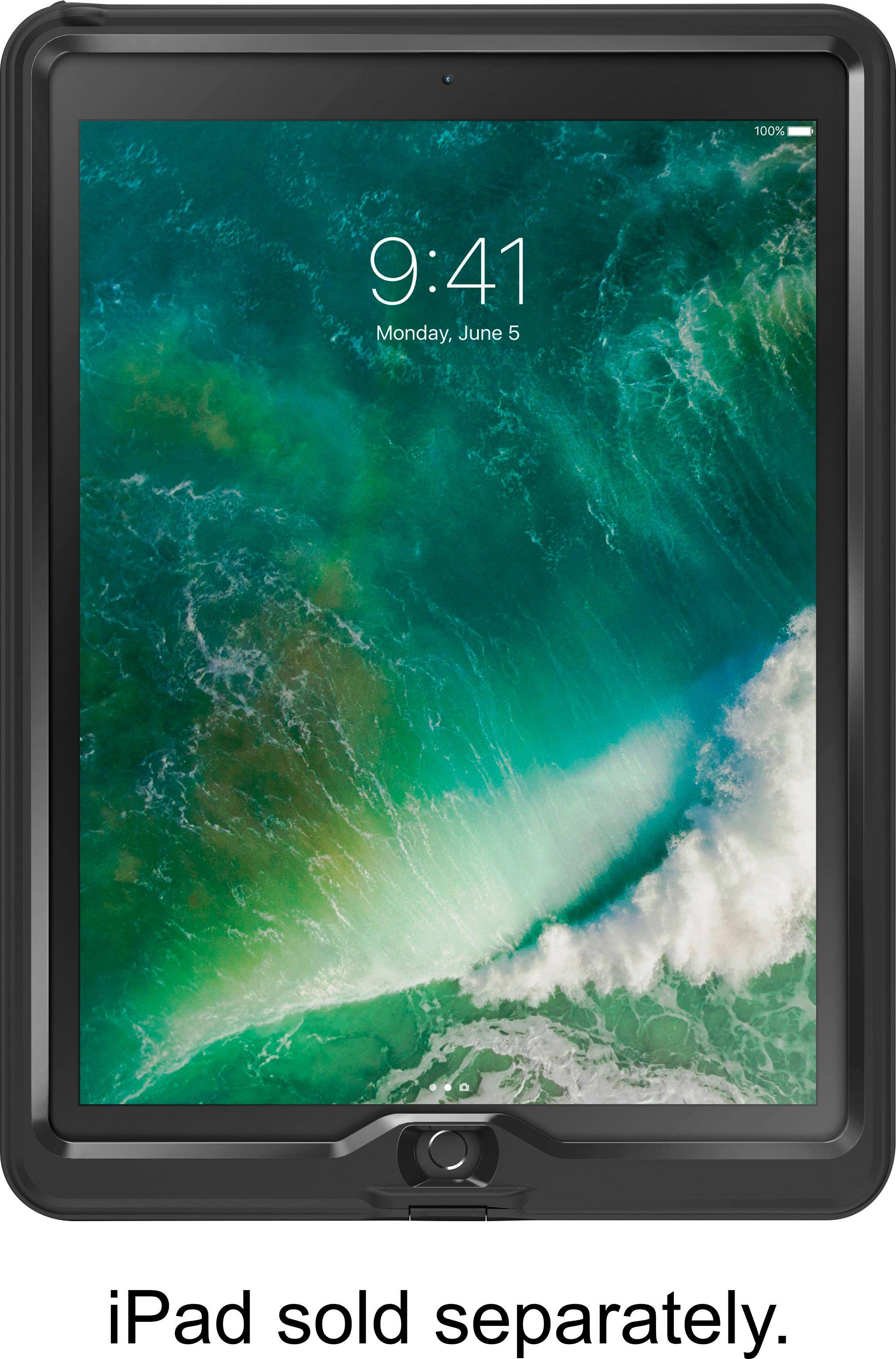 LifeProof - NÜÜD Protective Case for Apple® 12.9" iPad® Pro - Black - Larger Front