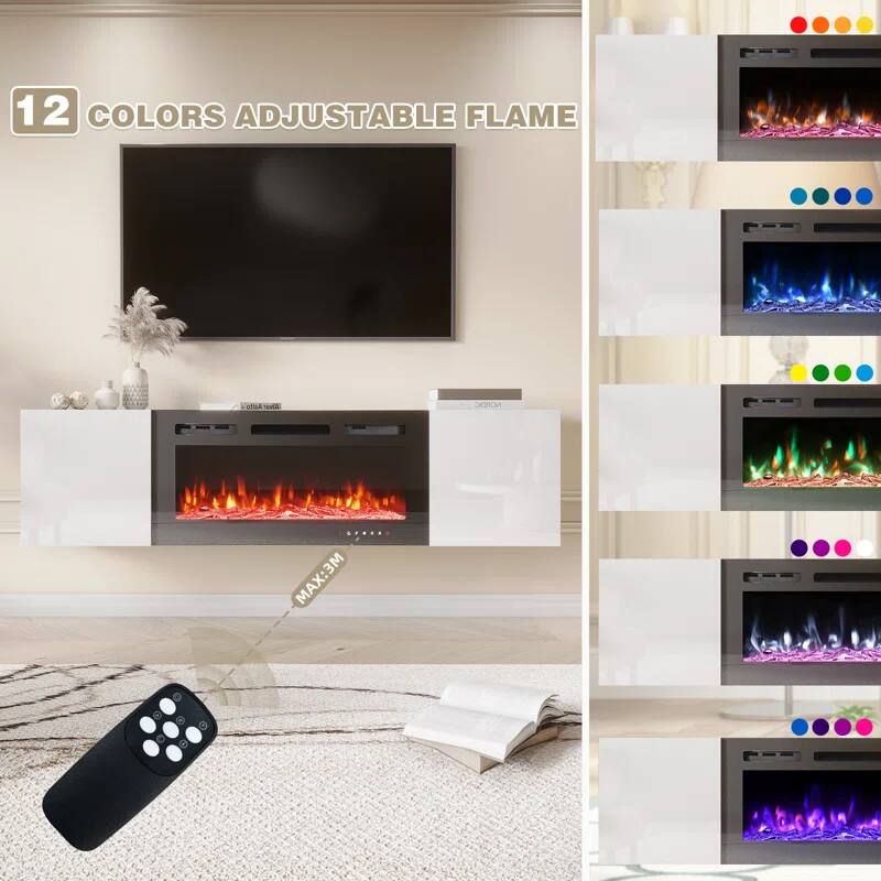 12 COLORS ADJUSTABLE FLAME  
MAX: 3M