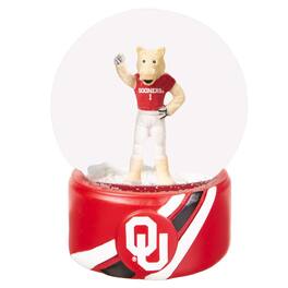 Evergreen Enterprises - Oklahoma Sooners 100mm Mascot Glass Water Globe - Multicolor