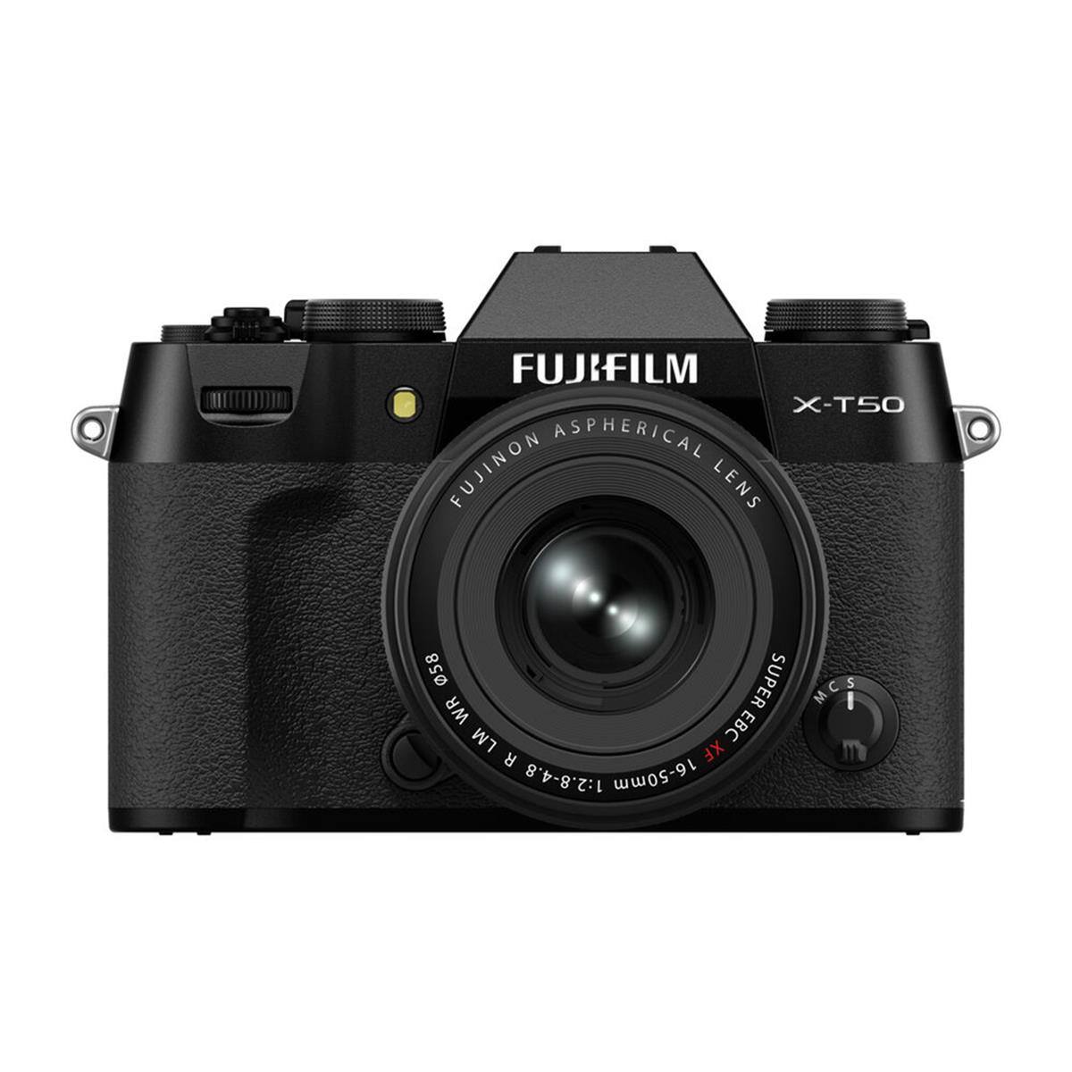 FUJIFILM X-T50 ASPHERICAL FUJINON LENS 058 SUPER EBC C 5 M I WR LM XF 1:2.8-4.8 16-50mm