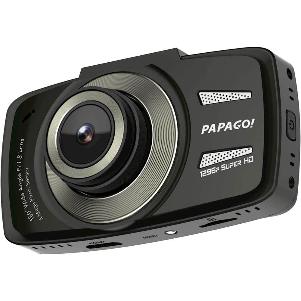 Left. PAPAGO - GoSafe 550 Dash Cam - Black.