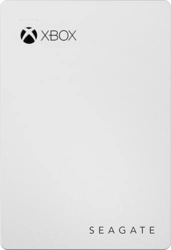 Seagate - Game Drive for Xbox Officially Licensed 2TB External USB 3.0 Portable Hard Drive - White-Front_Standard