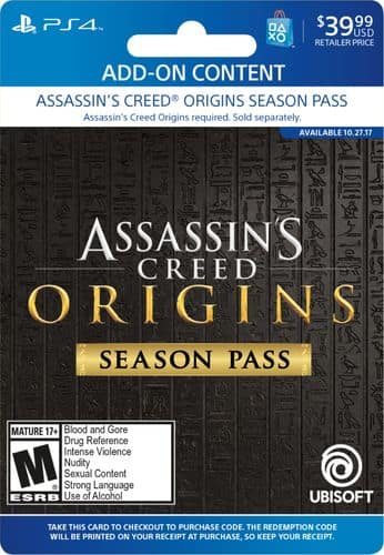  Assassin's Creed Origins Season Pass - PlayStation 4 [Digital]