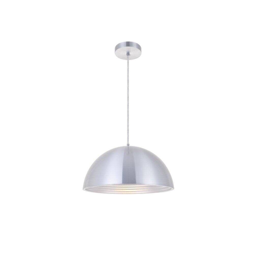 Alt View 3. Living District - Circa 1 Light Burnished Nickel Pendant - Burnished Nickel.