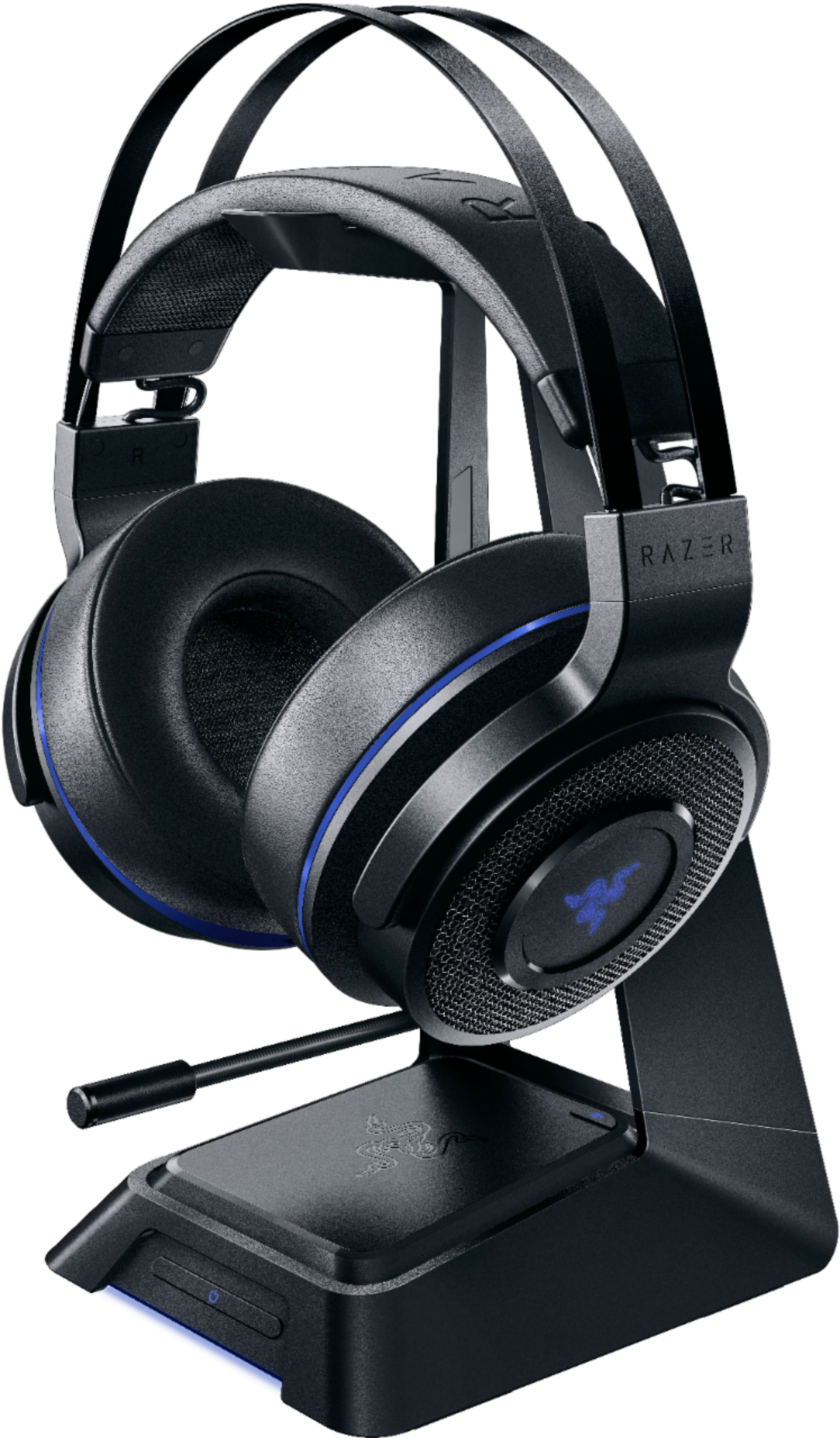 Best Buy Razer Thresher Ultimate Wireless Dolby Headphone 7 1 Gaming Headset For Ps4 Black Rz04 R3u1