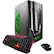 Front. iBUYPOWER - Desktop - AMD FX 6300 - 16GB Memory - AMD Radeon RX 550 - 2TB Hard Drive - Black/Green.