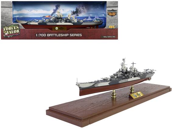 FULL HULL EDITION
FORCES OF VALOR
ACHINES COLLETTE PROVEN
SEA MISSOURI 1:700 BATTLESHIP SERIES
ABS JIE CAST METAL 33
WALTERSONS
USS INDISSIN 11-53