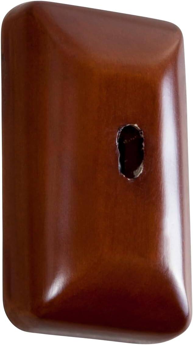 Angle. Gator Frameworks - Wall Mounted Guitar Hanger with Mounting Plate, Fits Electric, Acoustic & Bass Guitar Neck with Rubberized Swivel Yoke - Mahogany.