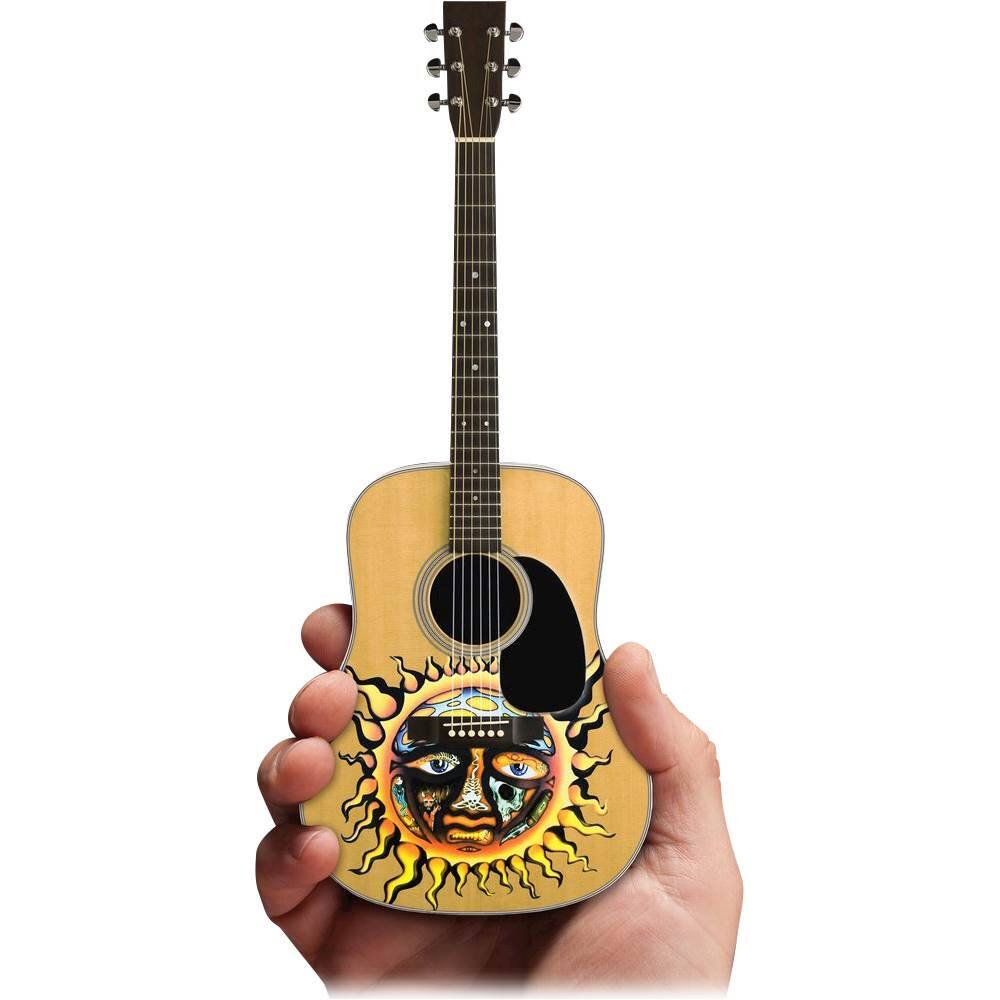 Alt View 13. Axe Heaven - Sublime Large Sun Logo Acoustic Miniature Guitar Replica - Multi.