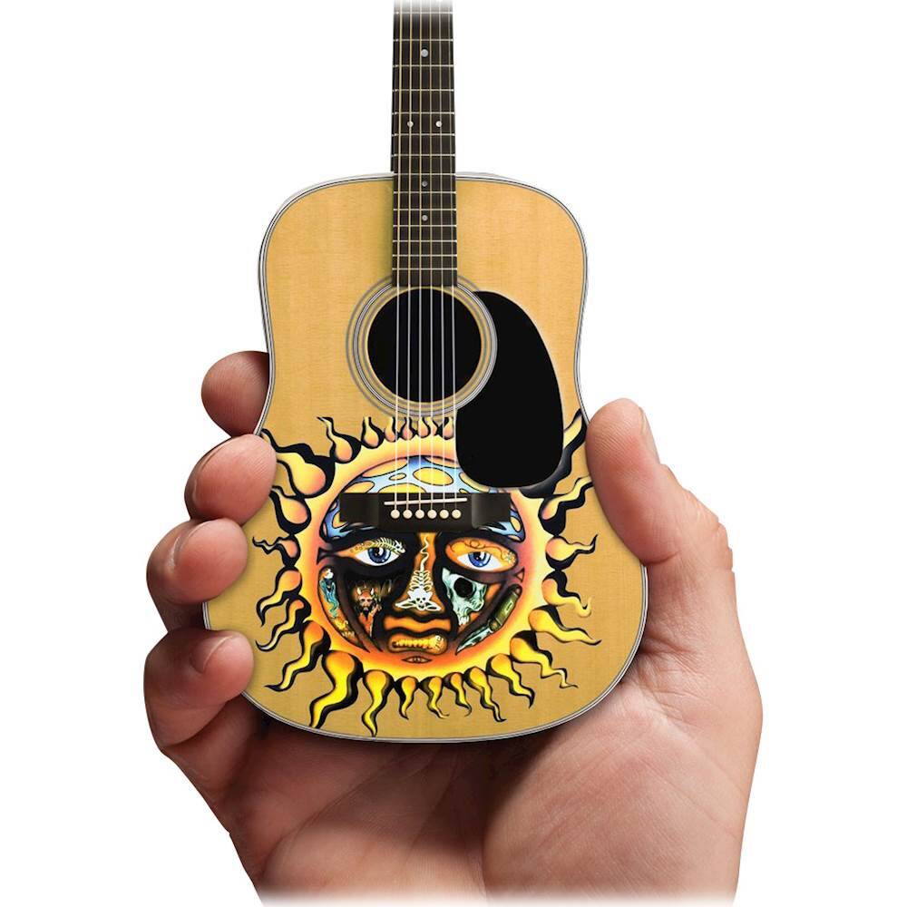 Alt View 14. Axe Heaven - Sublime Large Sun Logo Acoustic Miniature Guitar Replica - Multi.