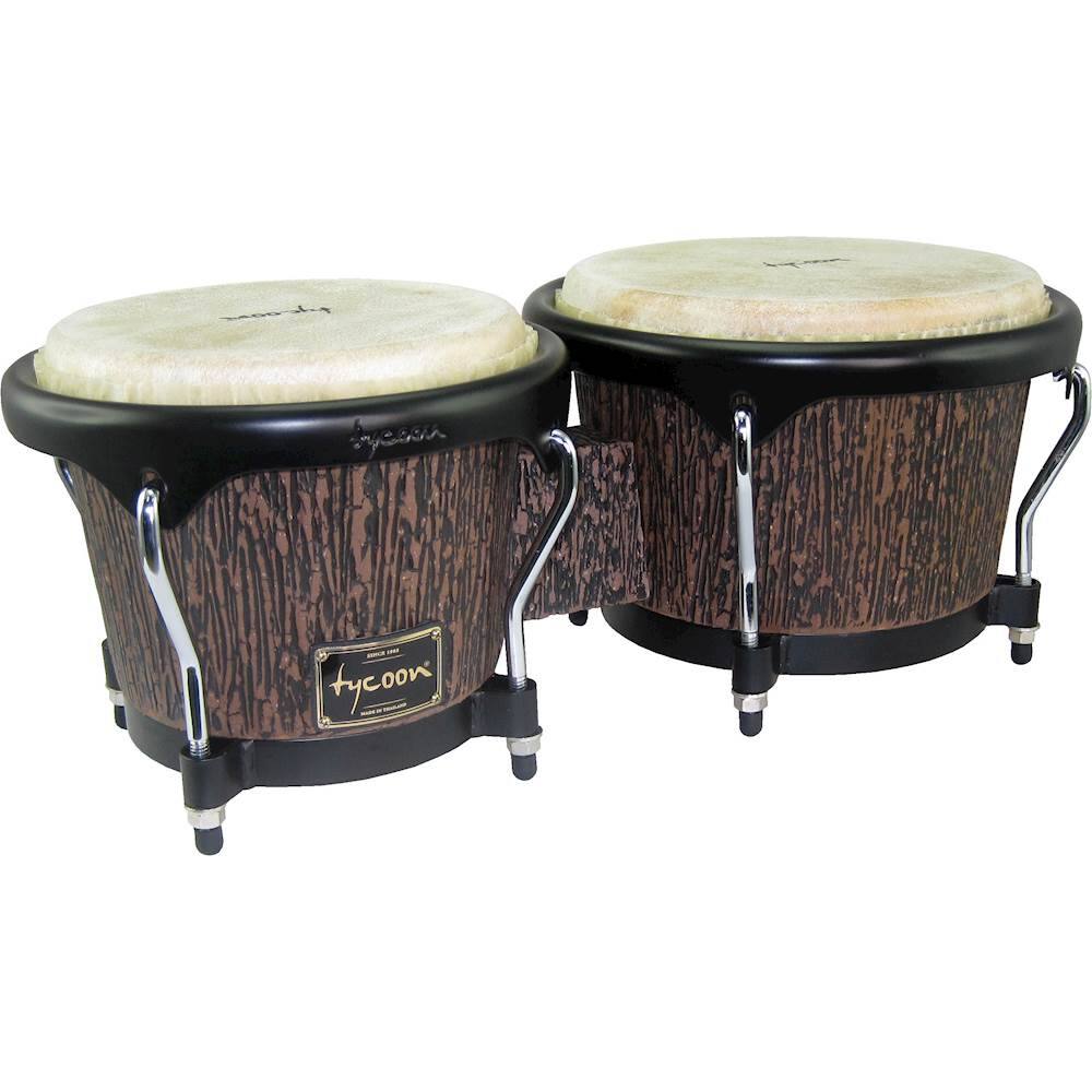Front. Tycoon Percussion - Supremo Select Series Bongos - Lavawood.