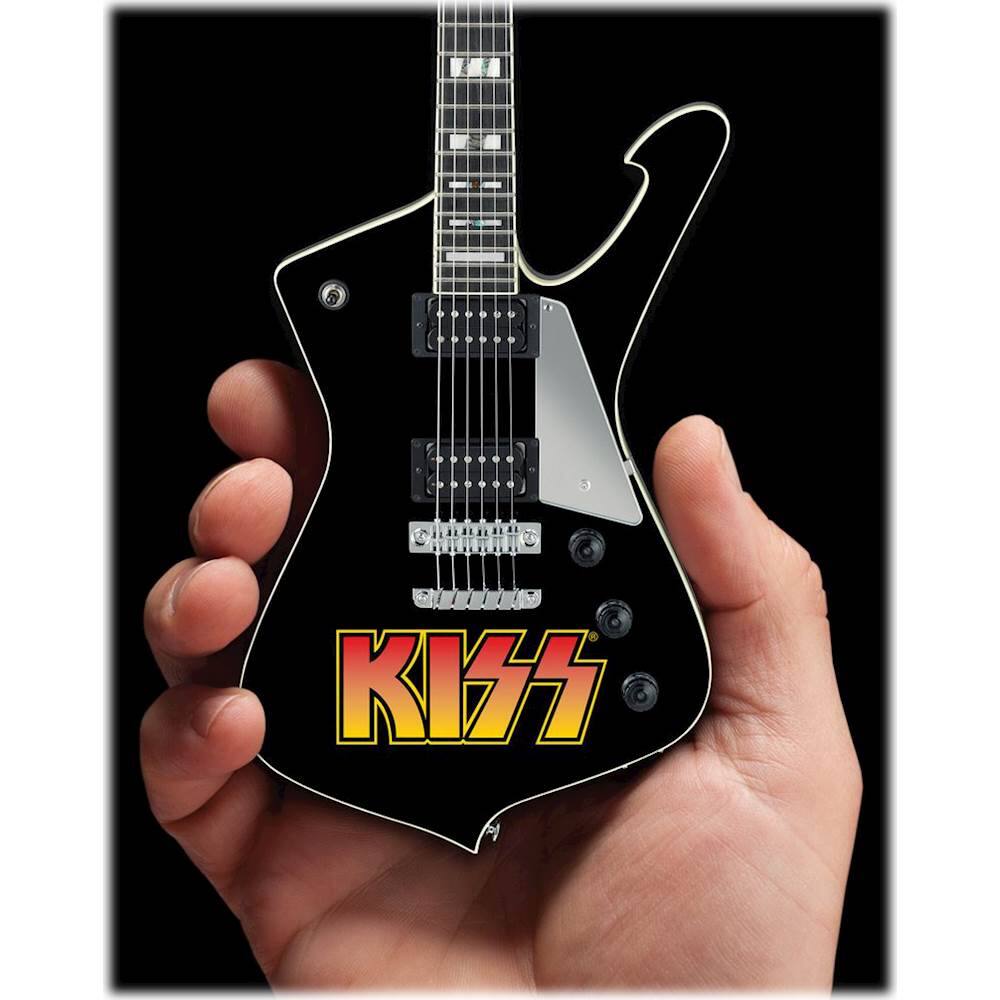 Alt View 13. Axe Heaven - KISS Logo Paul Stanley Iceman Miniature Guitar Replica - Multi.