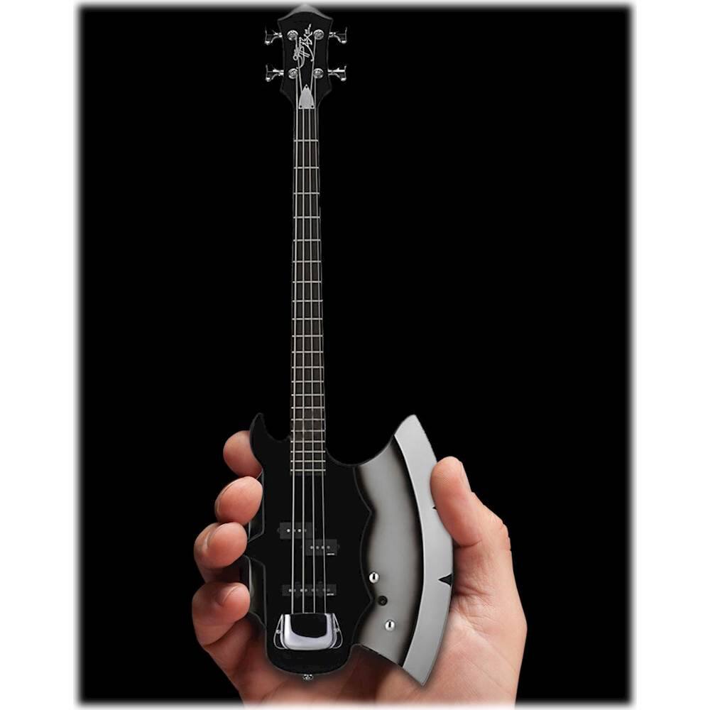 Alt View 12. Axe Heaven - KISS Gene Simmons Signature AXE Bass Miniature Guitar Replica - Multi.