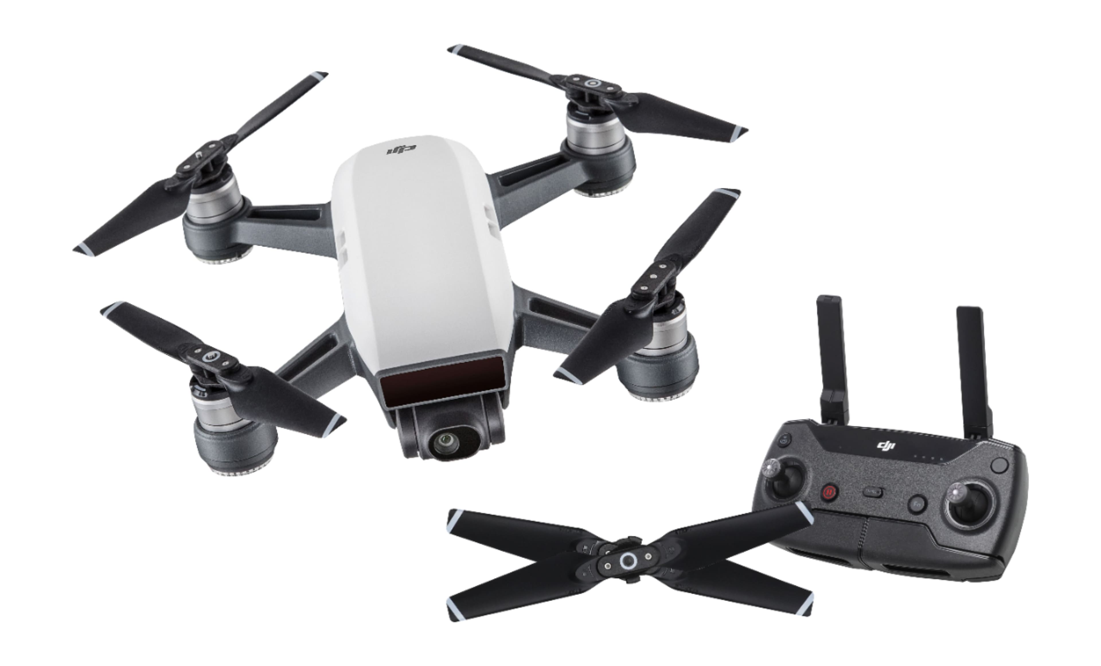 dji spark alpine white with remote control