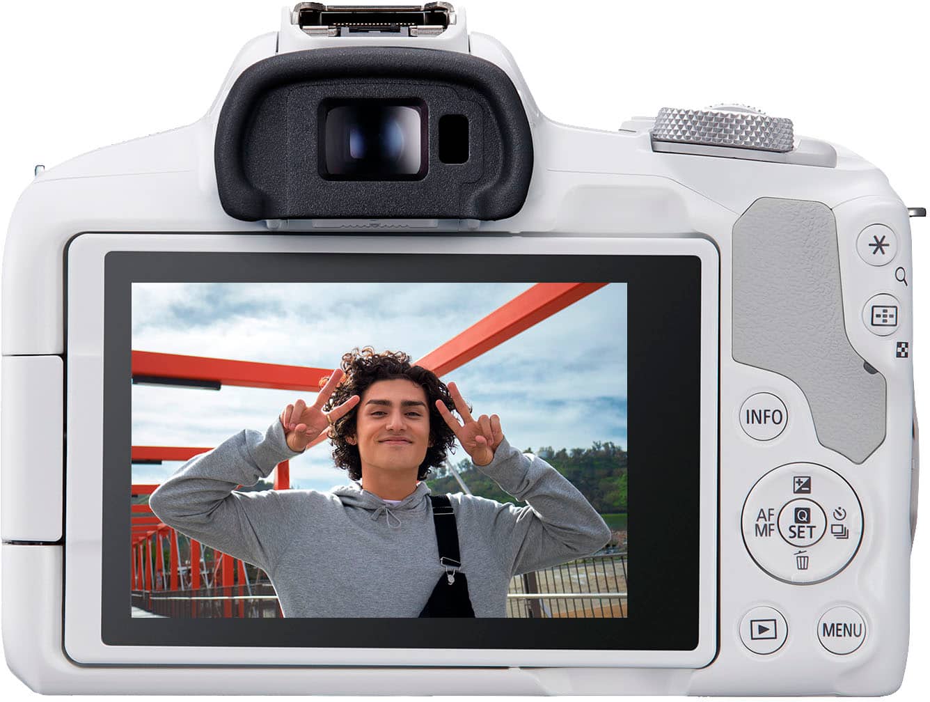 INFO, AF, Q, MF, SET, MENU