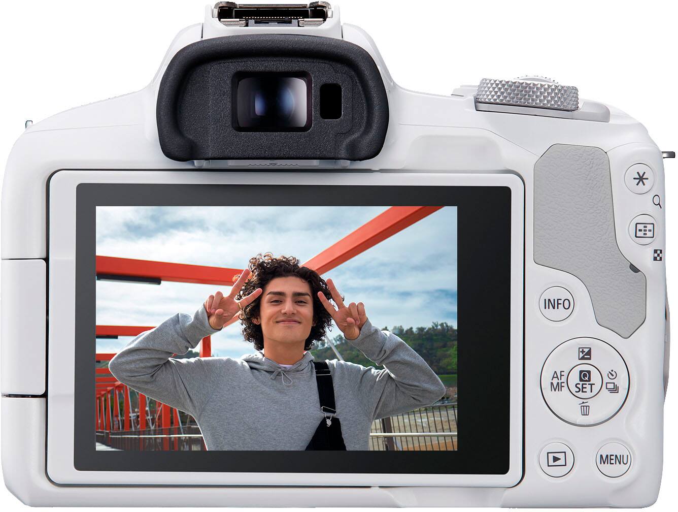 INFO, AF, Q, MF, SET, MENU