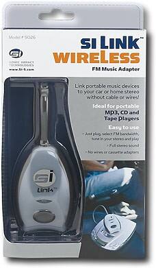 Front Standard. Sonic Impact - SI-Link Portable Wireless Music Adapter.