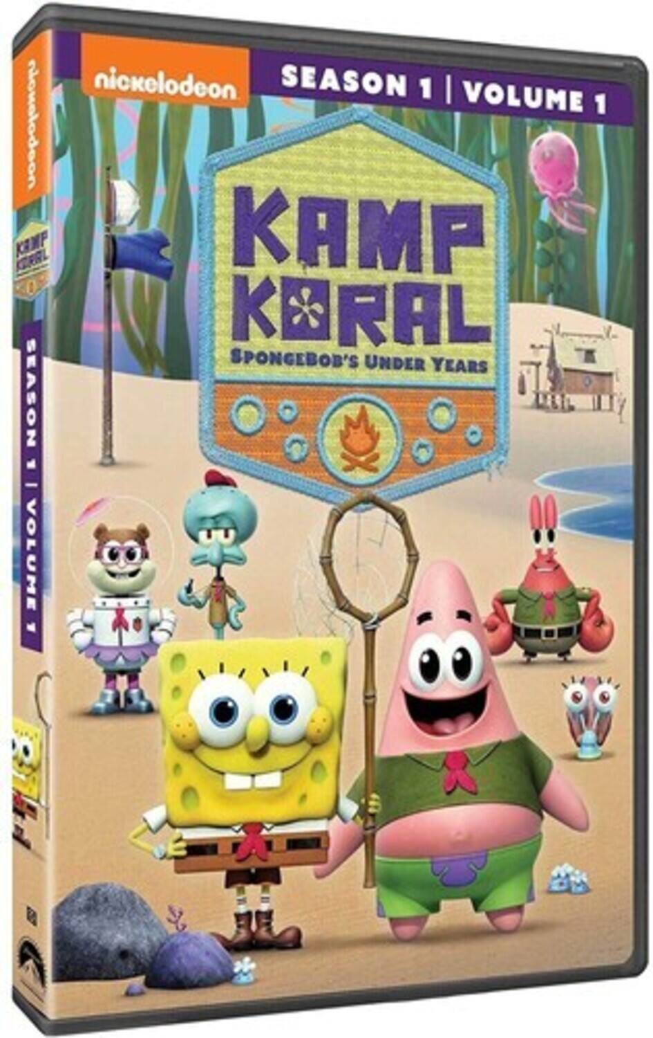 Alt View 1. Kamp Koral: SpongeBob's Under Years - Season 1, Vol. 1   - DVD.