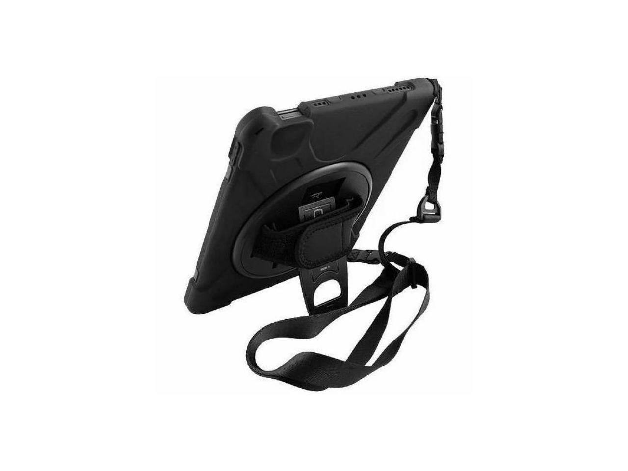 Alt View 1. CODi - CODi Rugged Case for iPad Air/Pro 11" & Air 10.9" with Kickstand & Strap - Black.