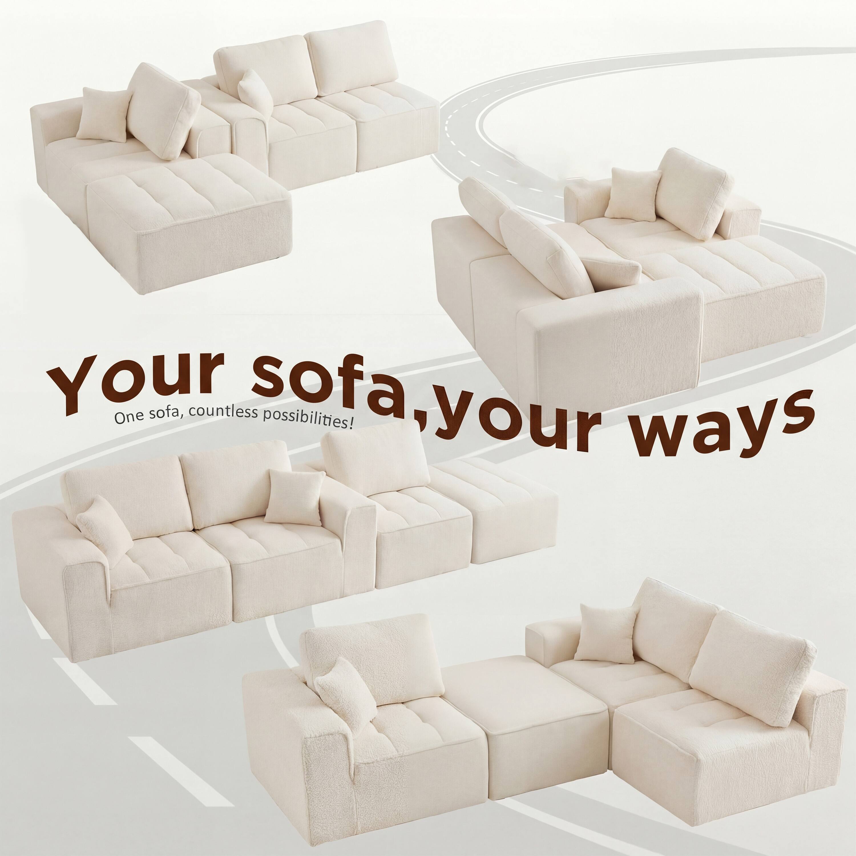 Your sofa, countless possibilities! Your ways