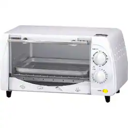 Brentwood - TS-345W Toaster Oven and Broiler - White