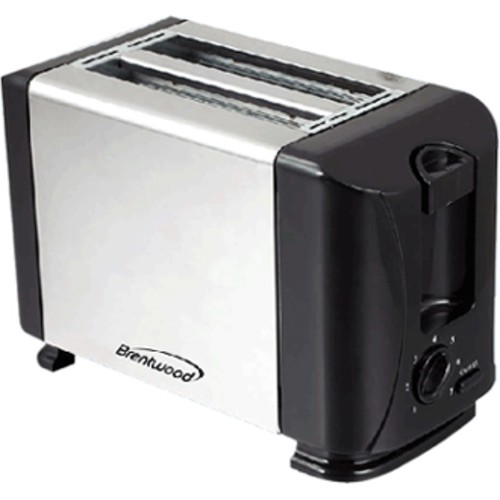  Brentwood - Toaster - Black, Stainless Steel