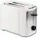 Front Standard. Brentwood - TS290W 2-Slice Toaster - White.