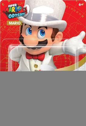 Nintendo - amiibo Figure (Super Mario Odyssey Series Mario - Wedding Outfit)