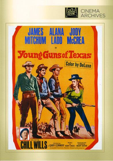 Front. Young Guns of Texas - DVD.