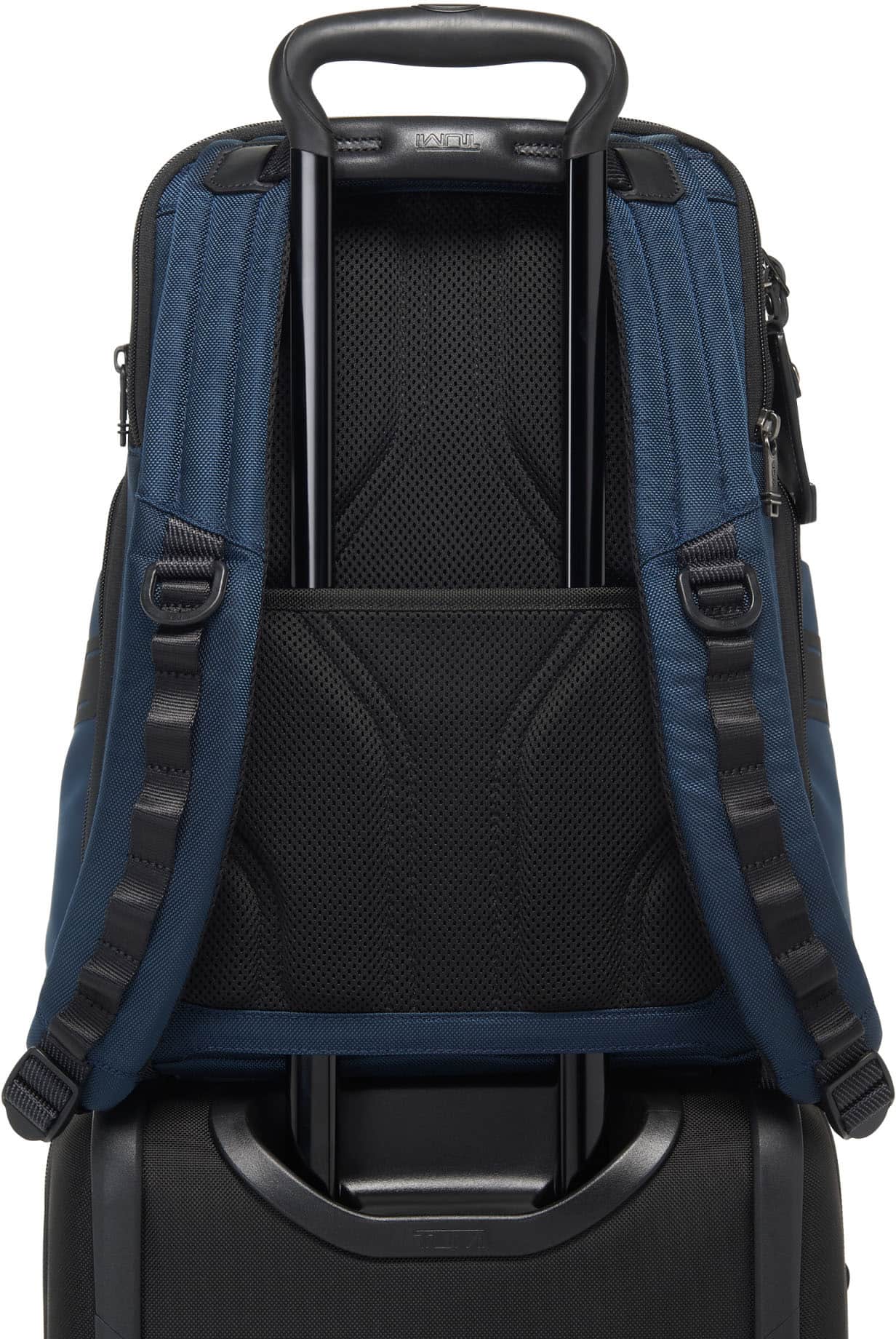 Back. TUMI - Alpha Bravo Navigation 15" Expandable  Backpack - Navy.