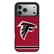 Front. Keyscaper - Atlanta Falcons Bump Case with 8.2ft Drop Protection - 16 Pro Max - Multicolor.