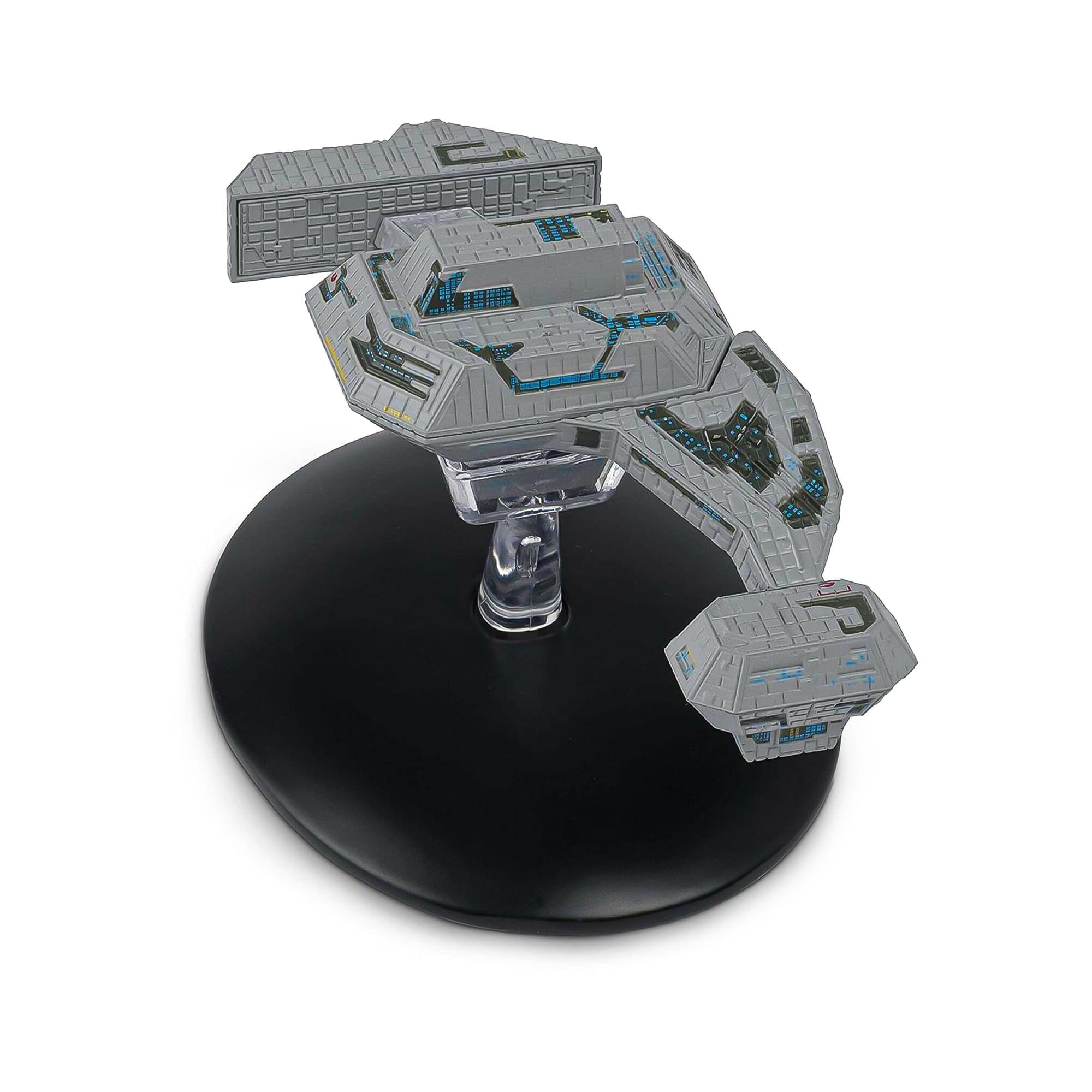 Alt View 10. Eaglemoss - Eaglemoss Star Trek Starship Replica | Borg Renegades' Ship #73 - Grey.