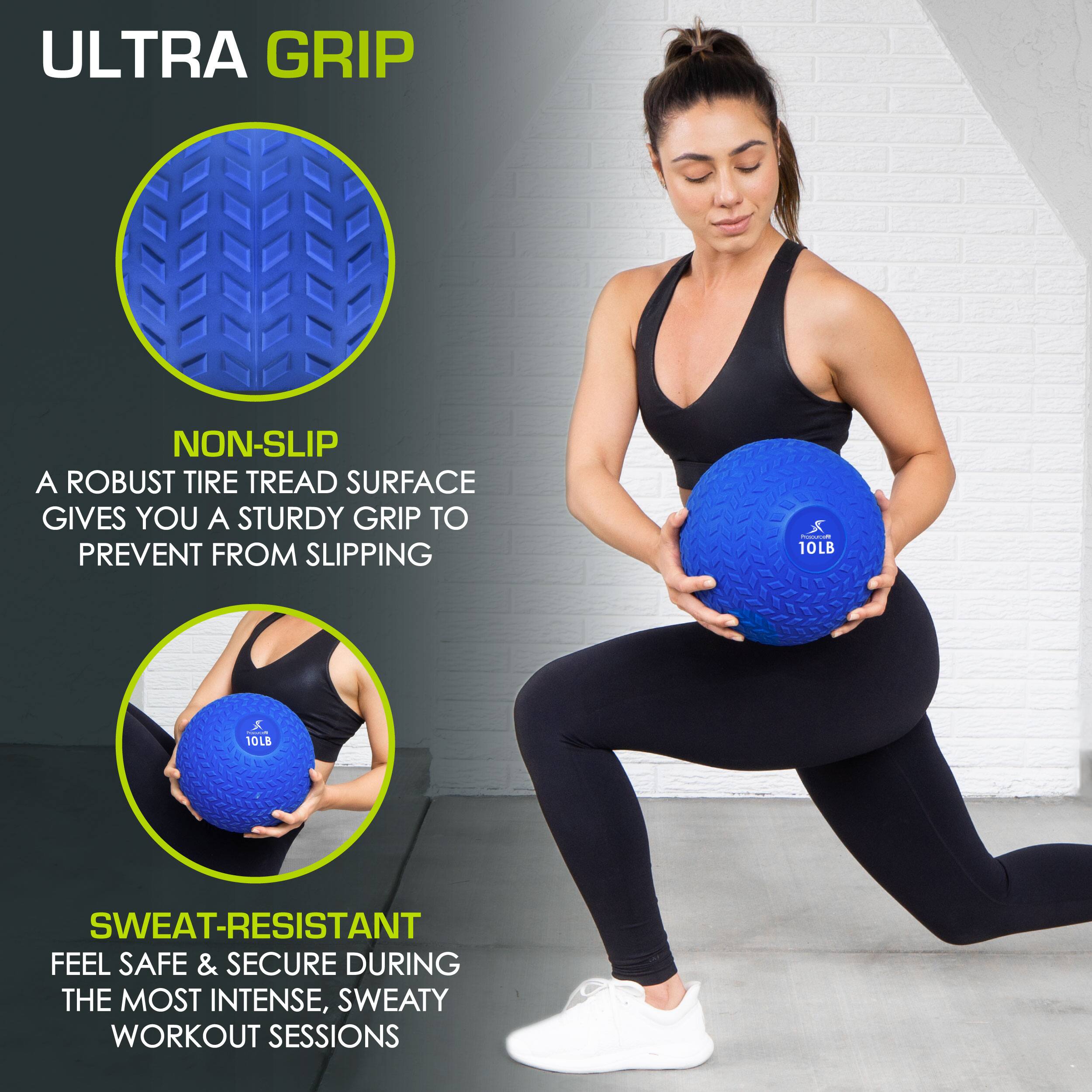 ULTRA GRIP NON-SLIP A ROBUST TIRE TREAD SURFACE GIVES YOU A STURDY GRIP TO PREVENT FROM SLIPPING - 10LB

10LB SWEAT-RESISTANT FEEL SAFE & SECURE DURING THE MOST INTENSE, SWEATY WORKOUT SESSIONS