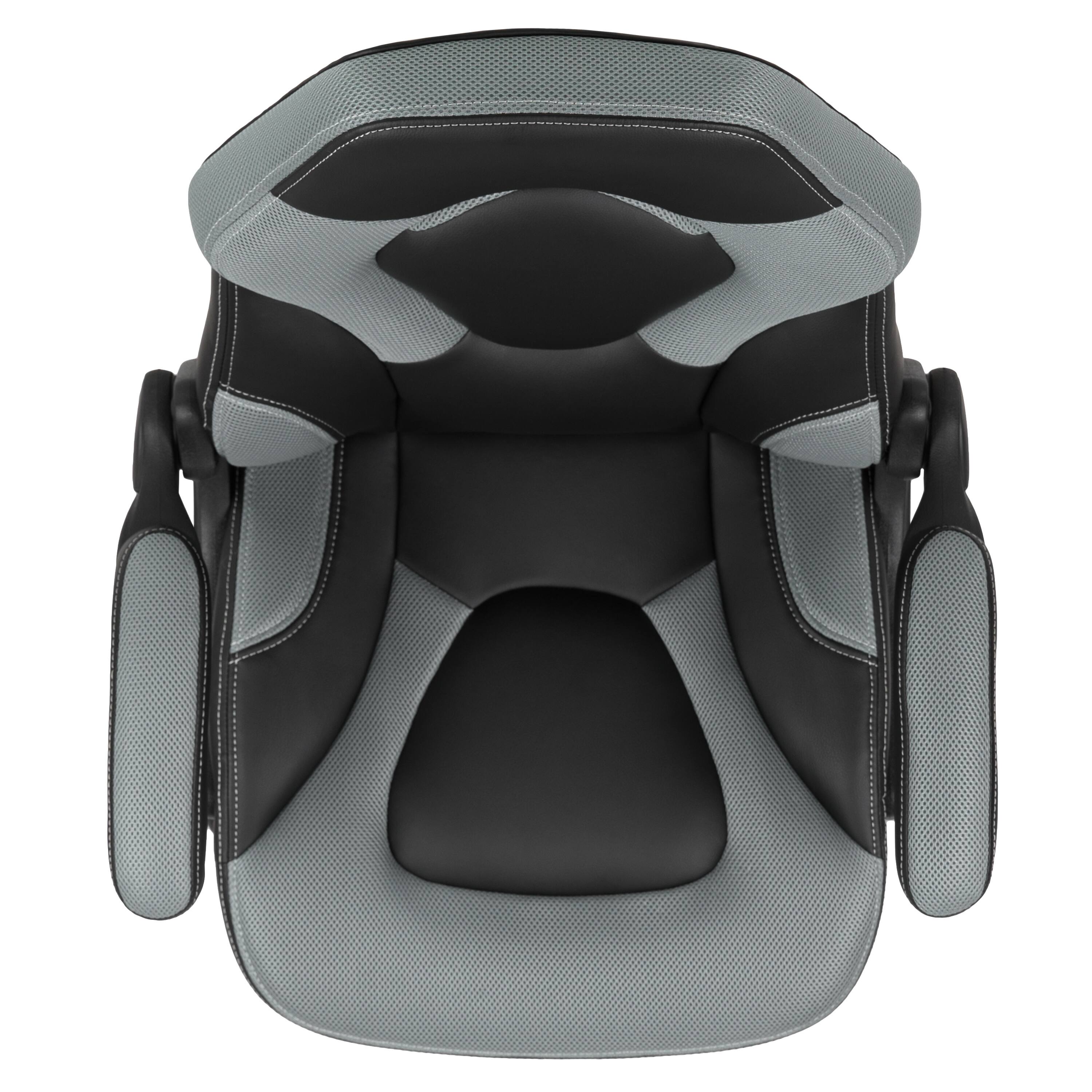 Alt View 8. Emma + Oliver - Z100 Gaming Chair Racing Office Ergonomic Computer PC Adjustable Swivel Chair - Gray.