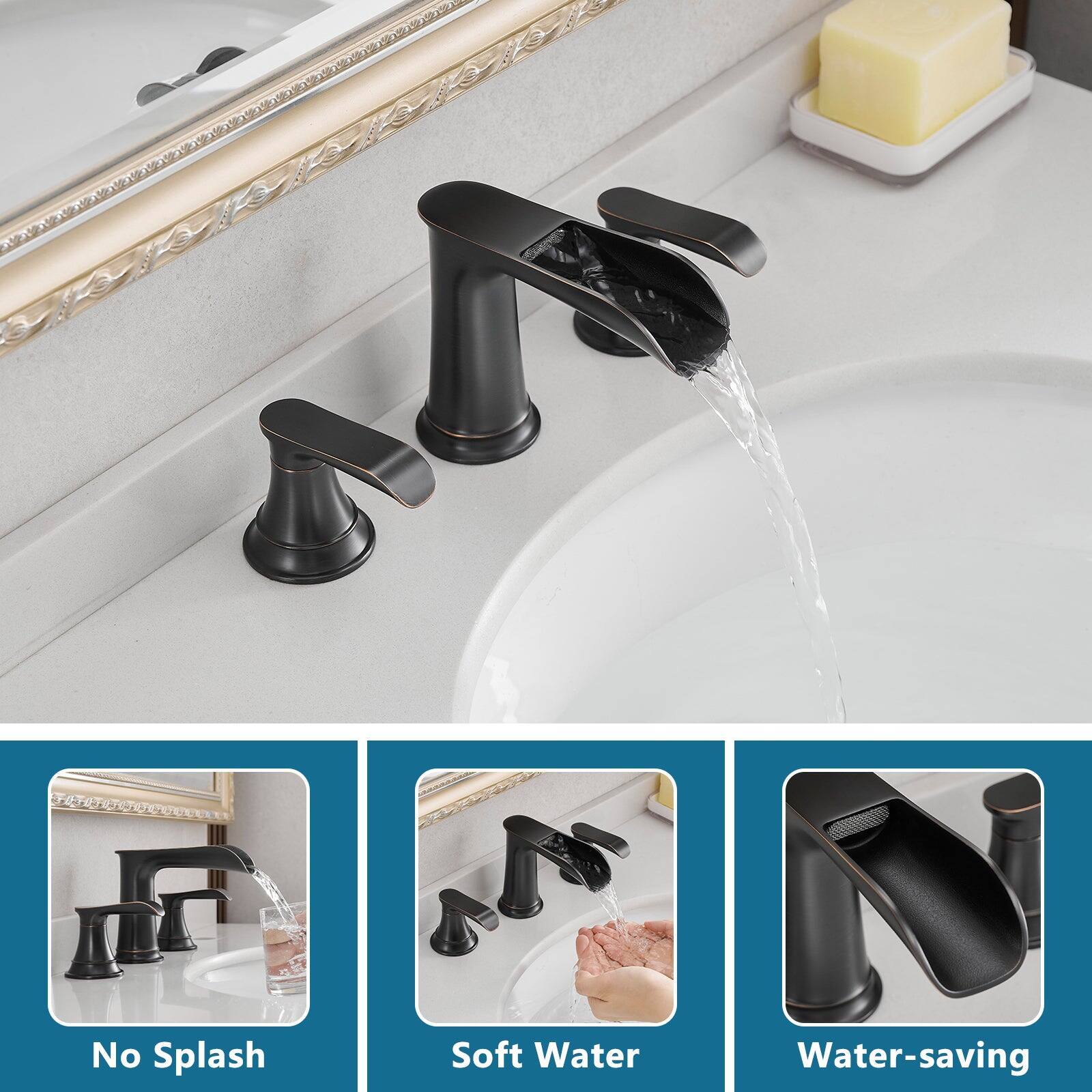 No Splash  
Soft Water  
Water-saving