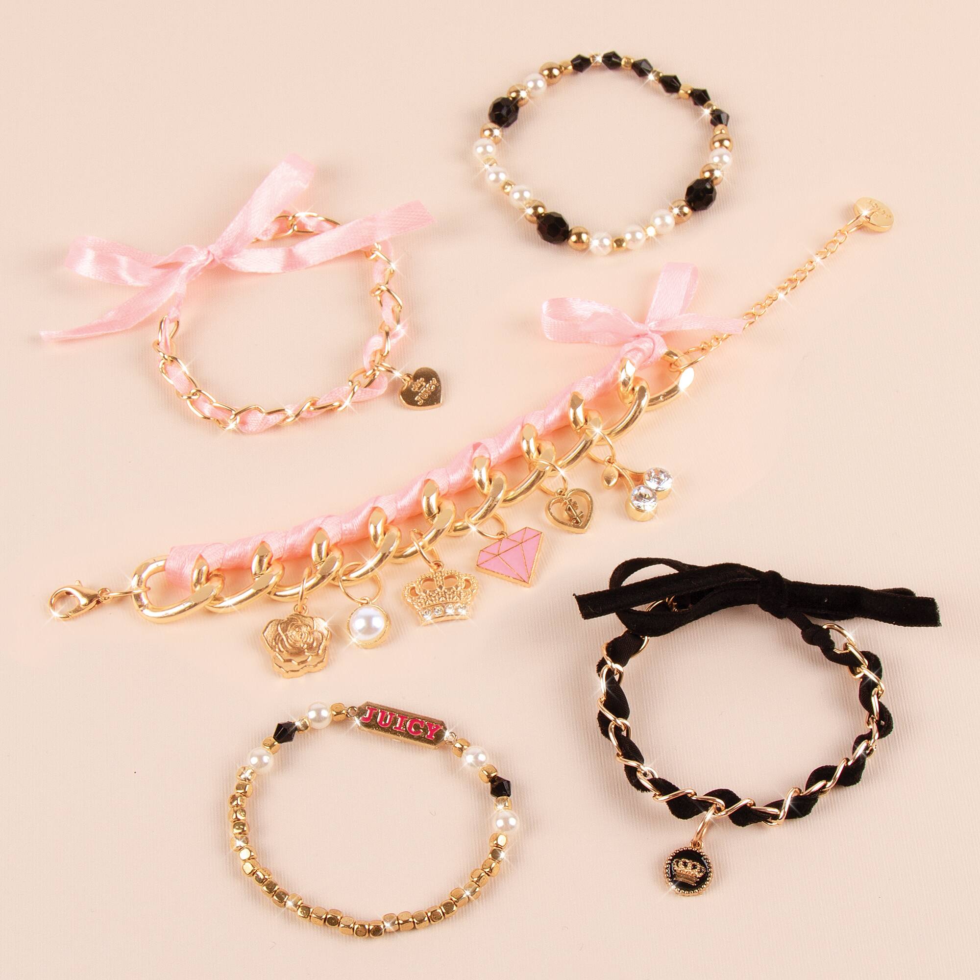 Alt View 11. Make It Real - Juicy Couture: Mini Chains & Charms Kit - Create 5 Unique Bracelets.