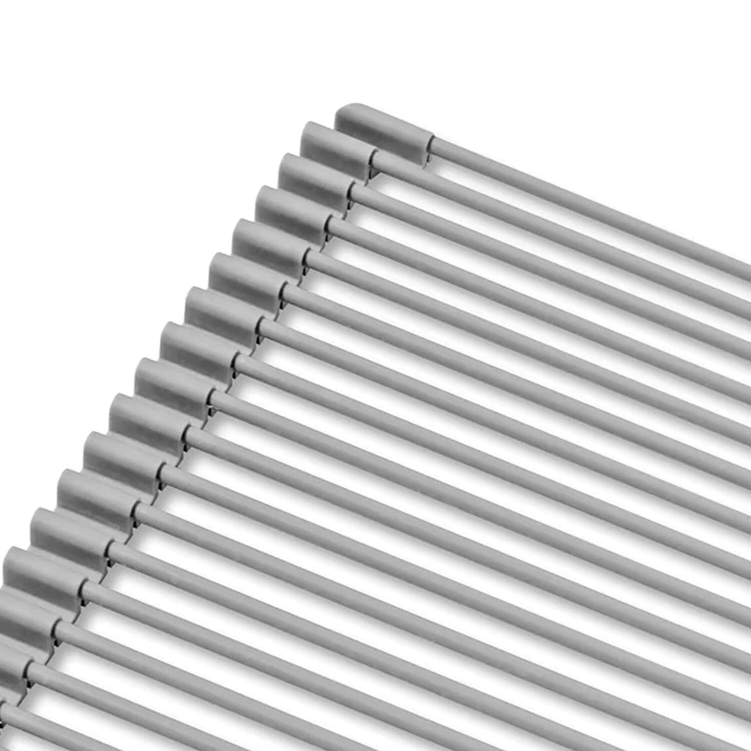 Angle. Better Houseware - Better Houseware 31485 Multipurpose Roll-up Rack (small) - gray.