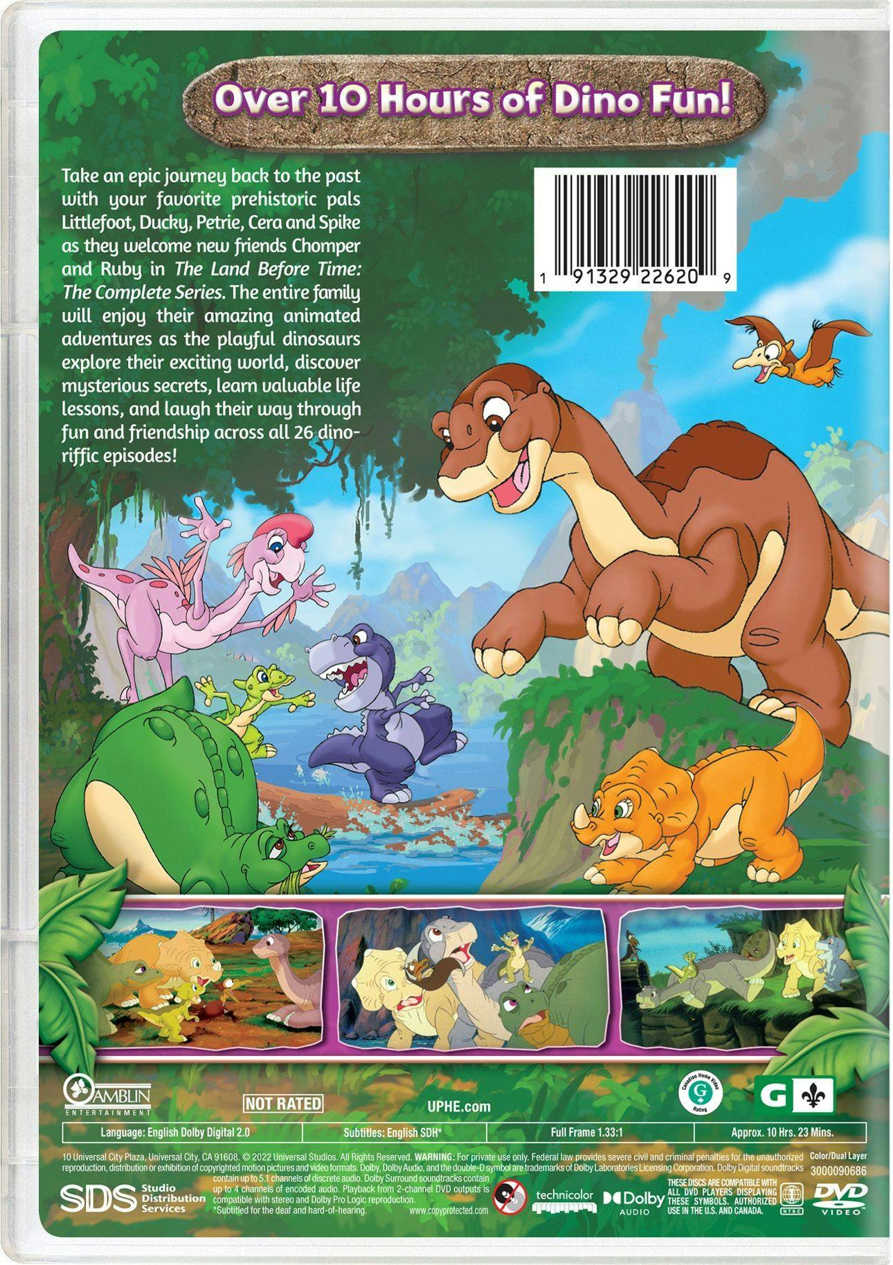 Back. The Land Before Time: Complete TV Series (Box Set) [DVD].