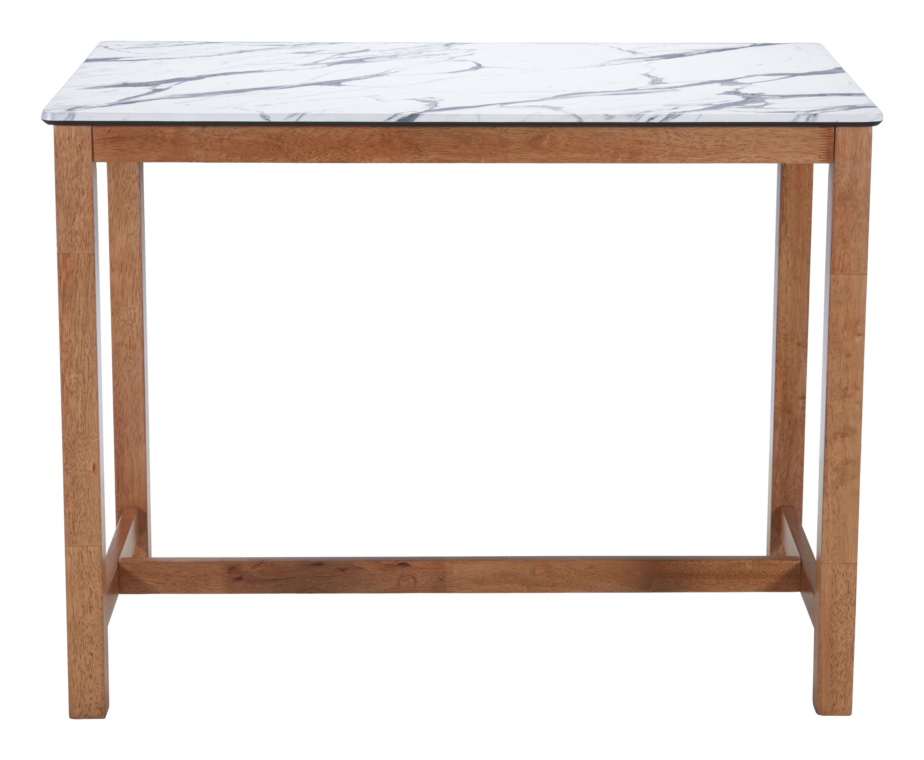 Alt View 1. Hivvago - Fein Counter Table White - White.