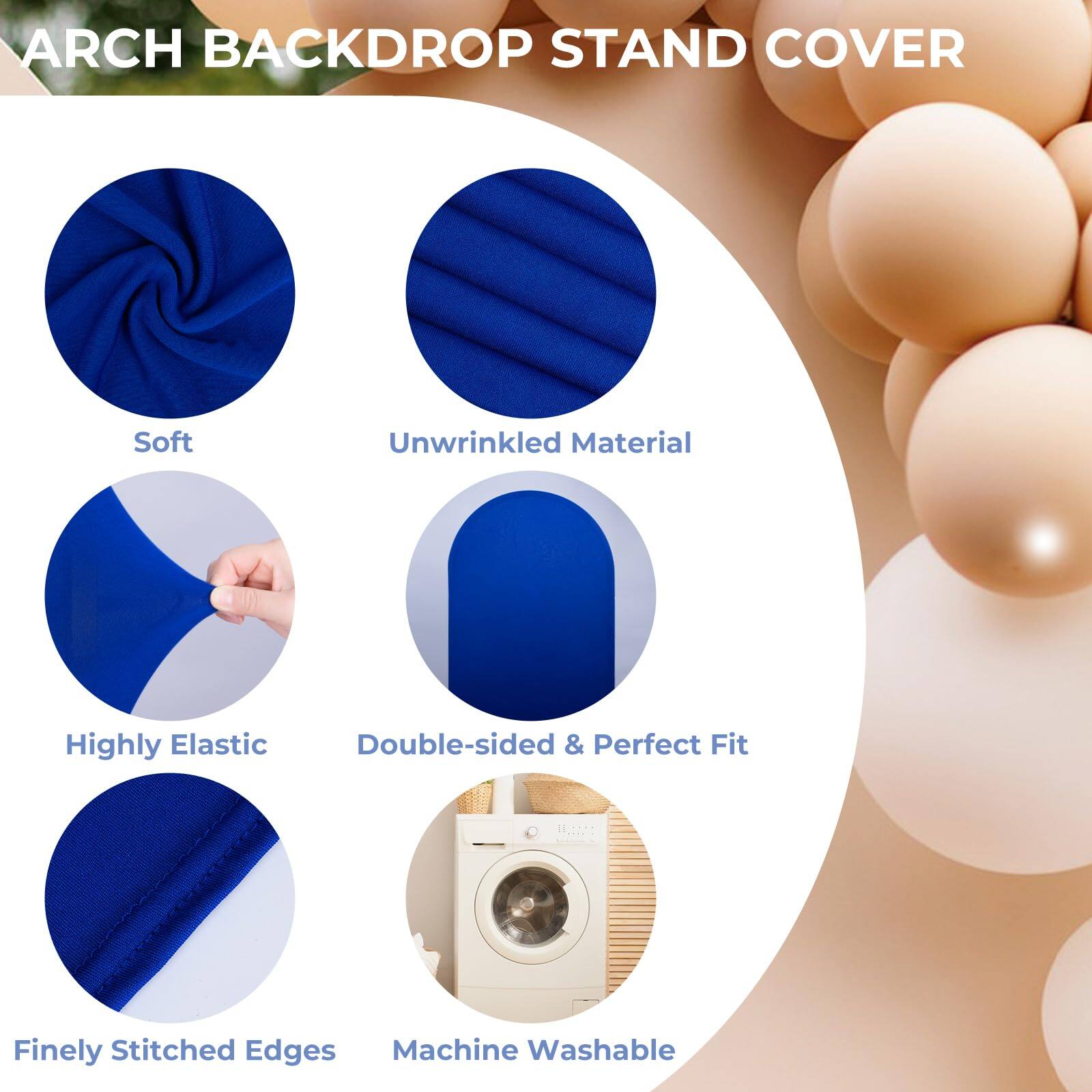 ARCH BACKDROP STAND COVER

- Soft
- Unwrinkled Material
- Highly Elastic
- Double-sided & Perfect Fit
- Finely Stitched Edges
- Machine Washable