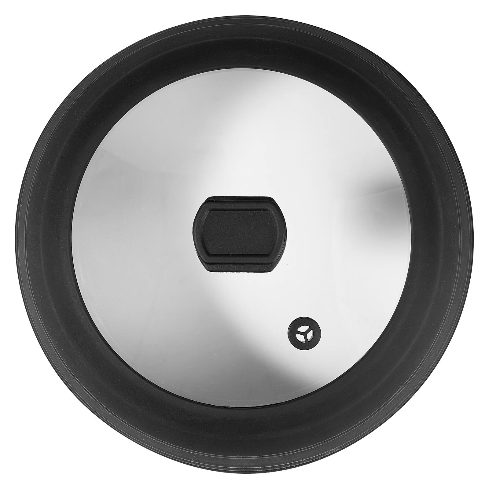 Alt View 5. VEVOR - Microwave Splatter Cover & Mat, 10.8" Collapsible Microwave Lid for Food, 500°F Heat-Resistant Silicone & Tempered Glass - Black.