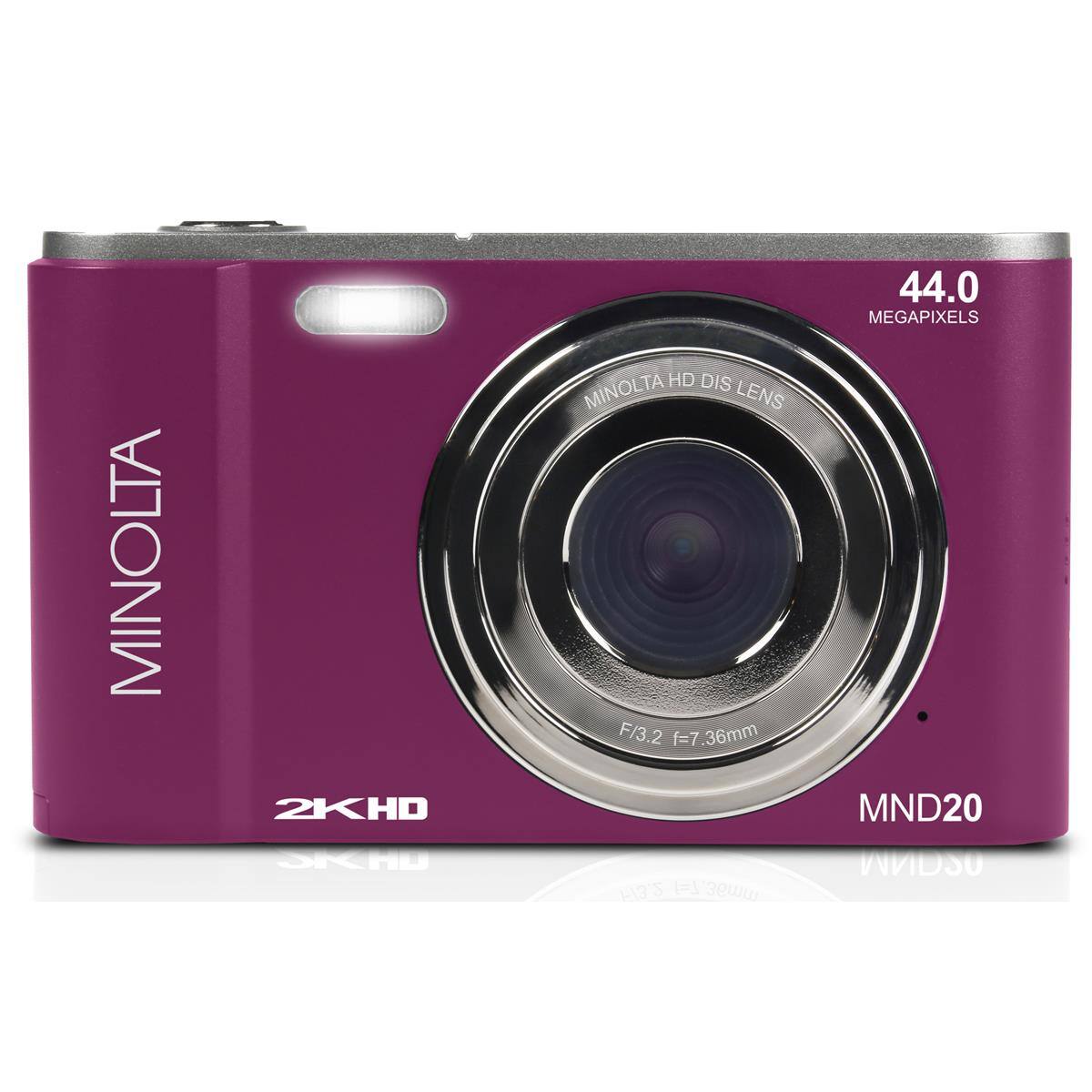 MINOLTA 2KHD SKAU HD DIS MINOLTA LENS F/3.2 f=7.36mm HA3S mma 44.0 MEGAPIXELS MND20